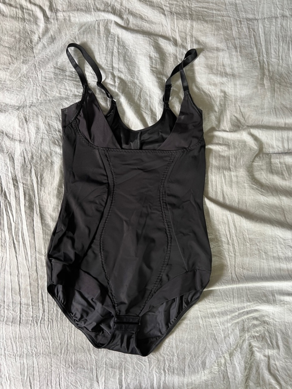 Maidenform Black Stretch Shapewear Bodysuit